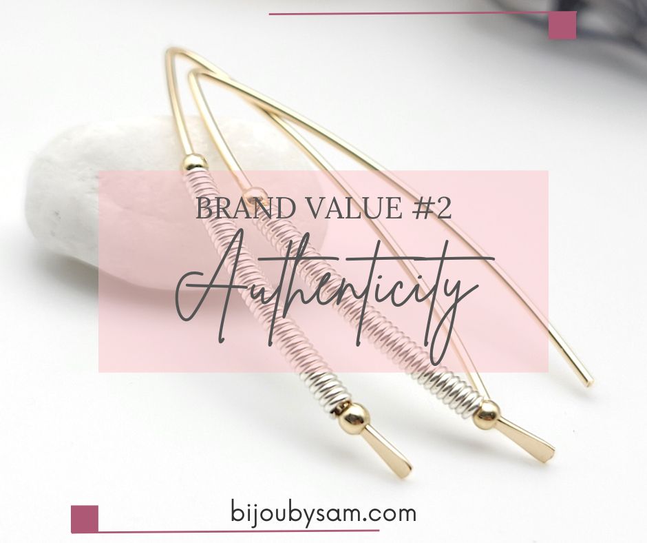 Handmade Jewelry Brand Value #2 - Authenticity