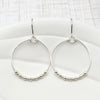 Luxe - Silver & Silver Earrings Bijou by SAM   