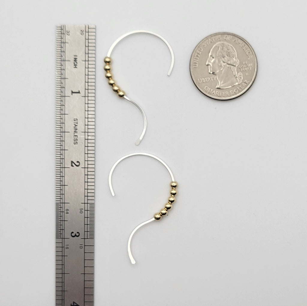 Open Heart - Silver & Gold  Bijou by SAM