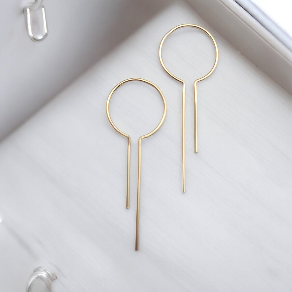Key to My Heart - Gold Earrings Etsy