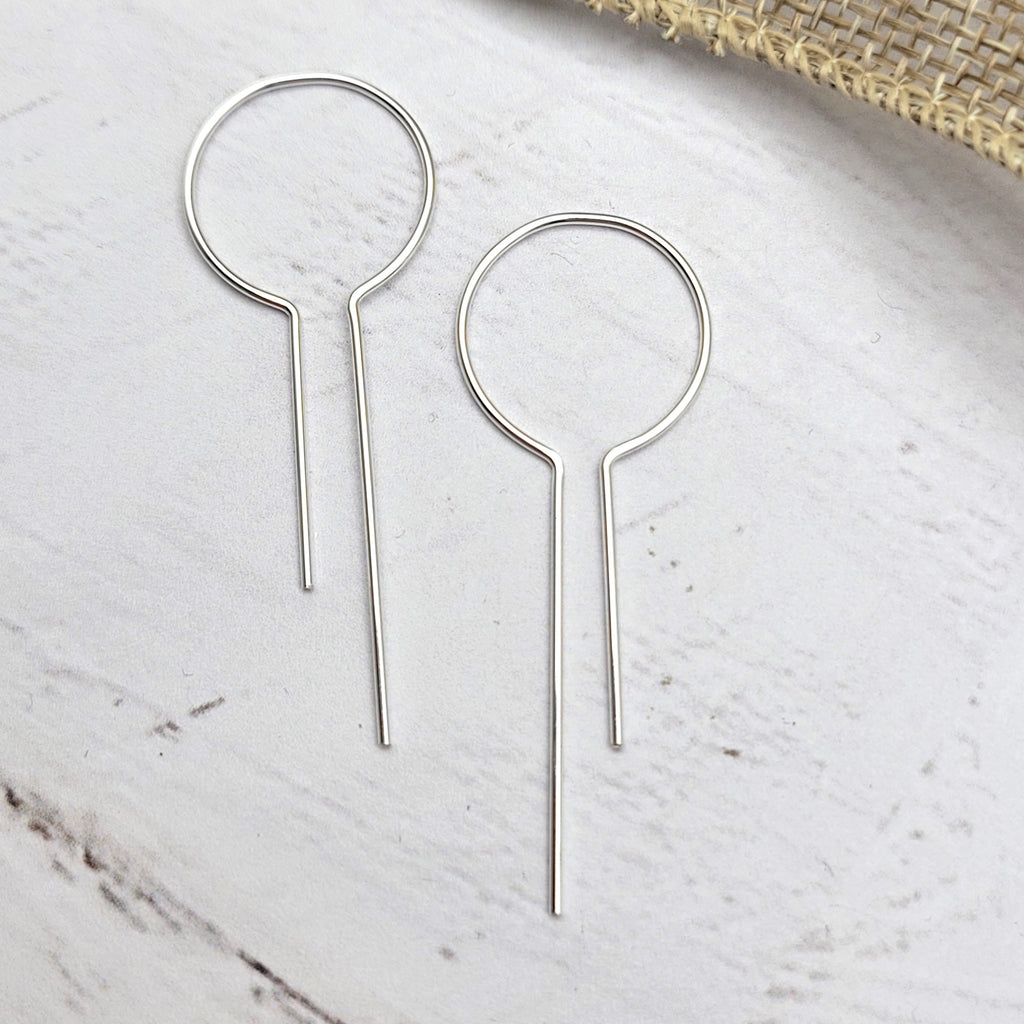Key to My Heart - Silver Earrings Etsy