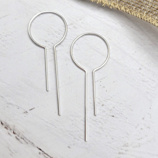 Key to My Heart - Silver Earrings Etsy