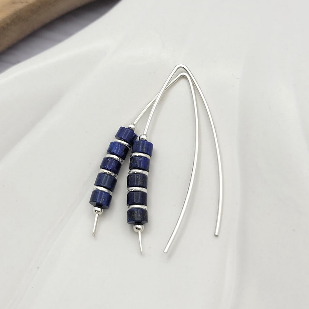 Wish - Lapis Lazuli Earrings Bijou by SAM