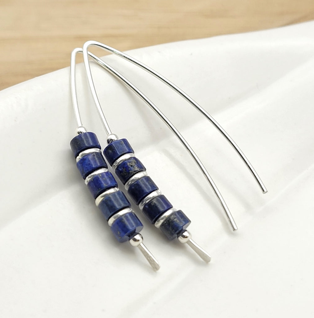 Wish - Lapis Lazuli Earrings Bijou by SAM