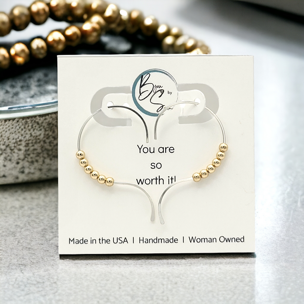 Open Heart - Silver & Gold  Bijou by SAM