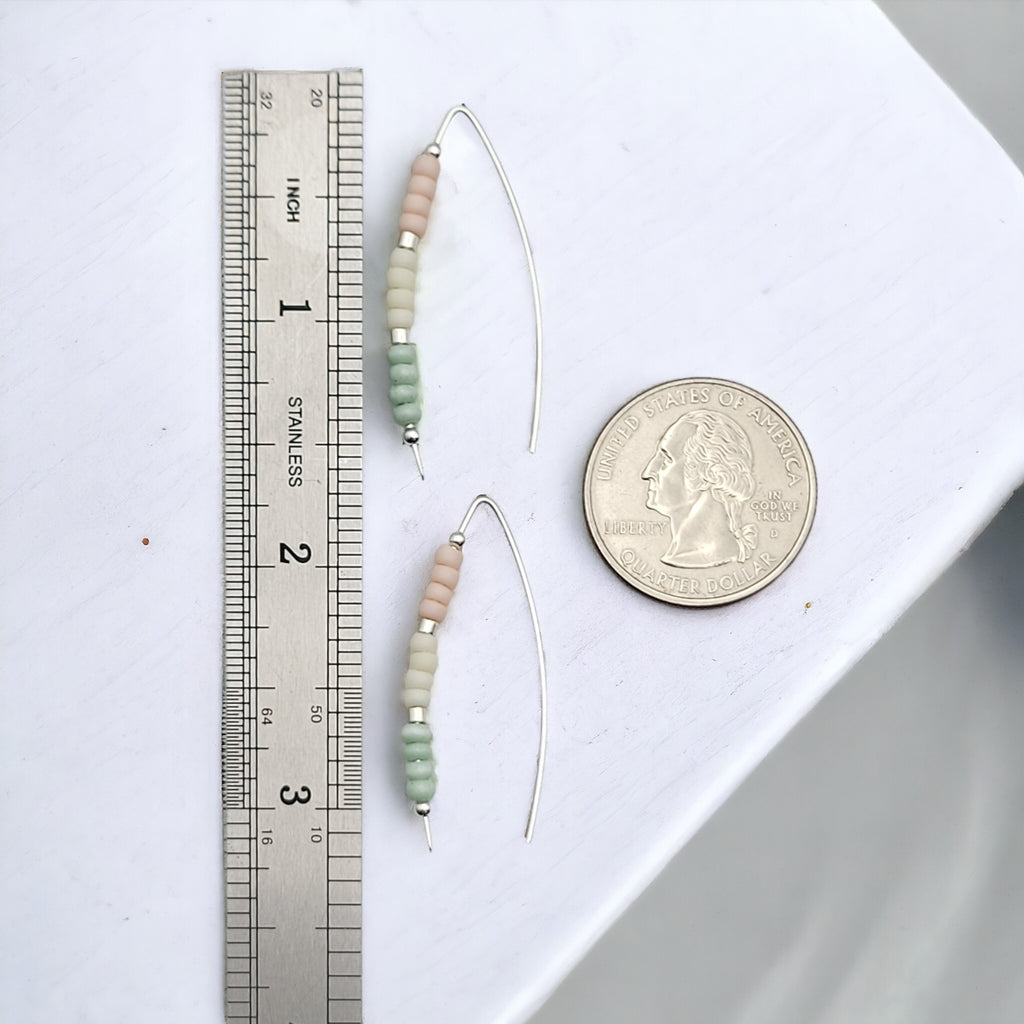 Wish - Silver & Pastel Earrings Bijou by SAM