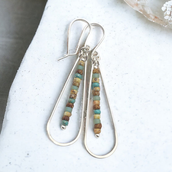 Harley - Neutral Beads Earrings Bijou by SAM