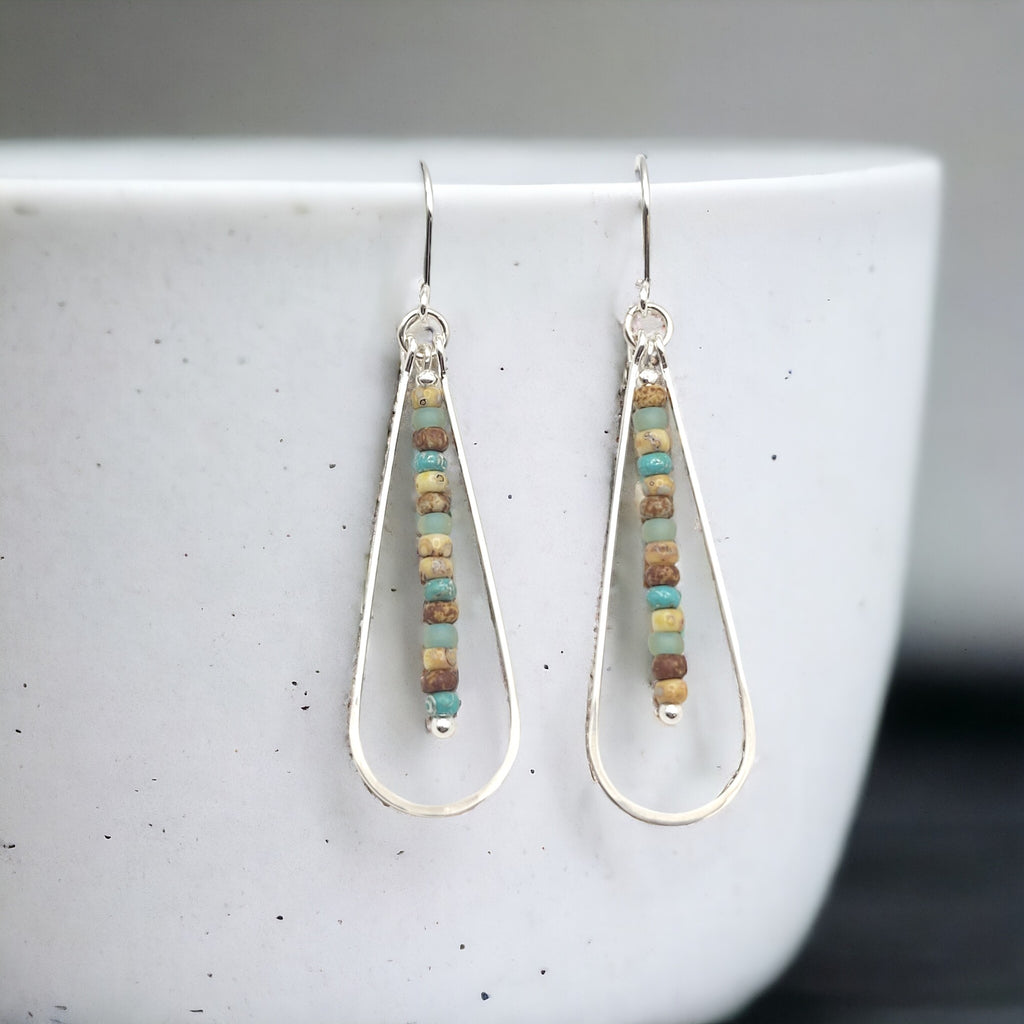 Harley - Neutral Beads Earrings Bijou by SAM