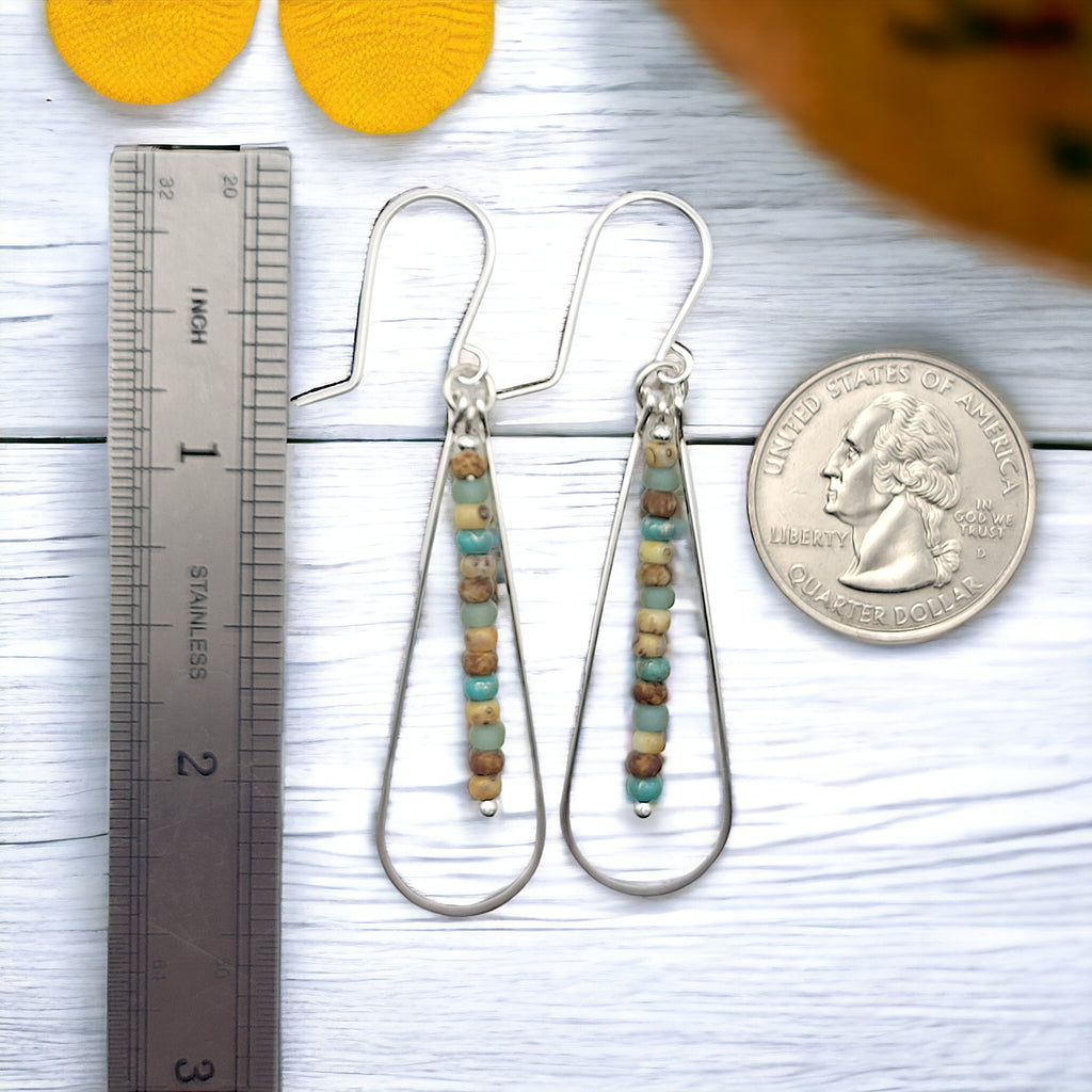 Harley - Neutral Beads Earrings Bijou by SAM