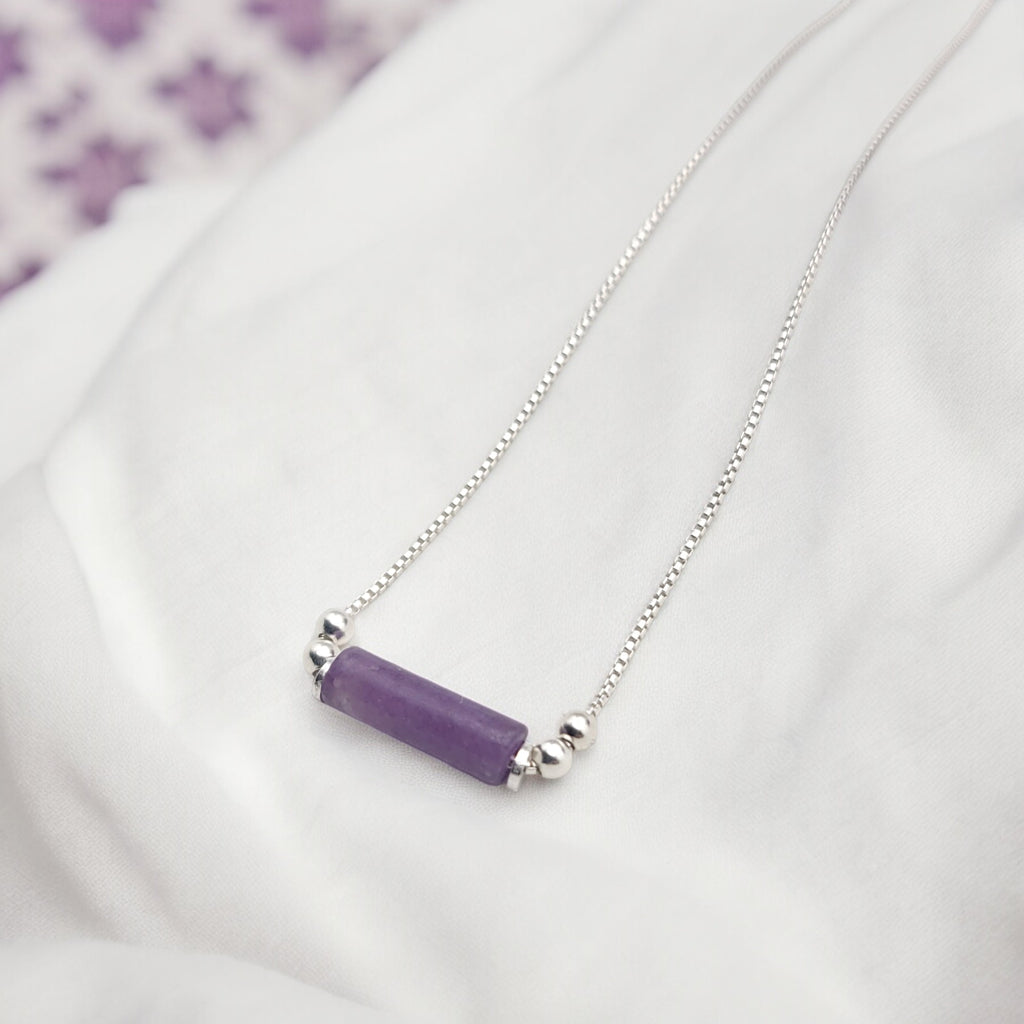 Mystique - Amethyst Necklace Necklace Bijou by SAM