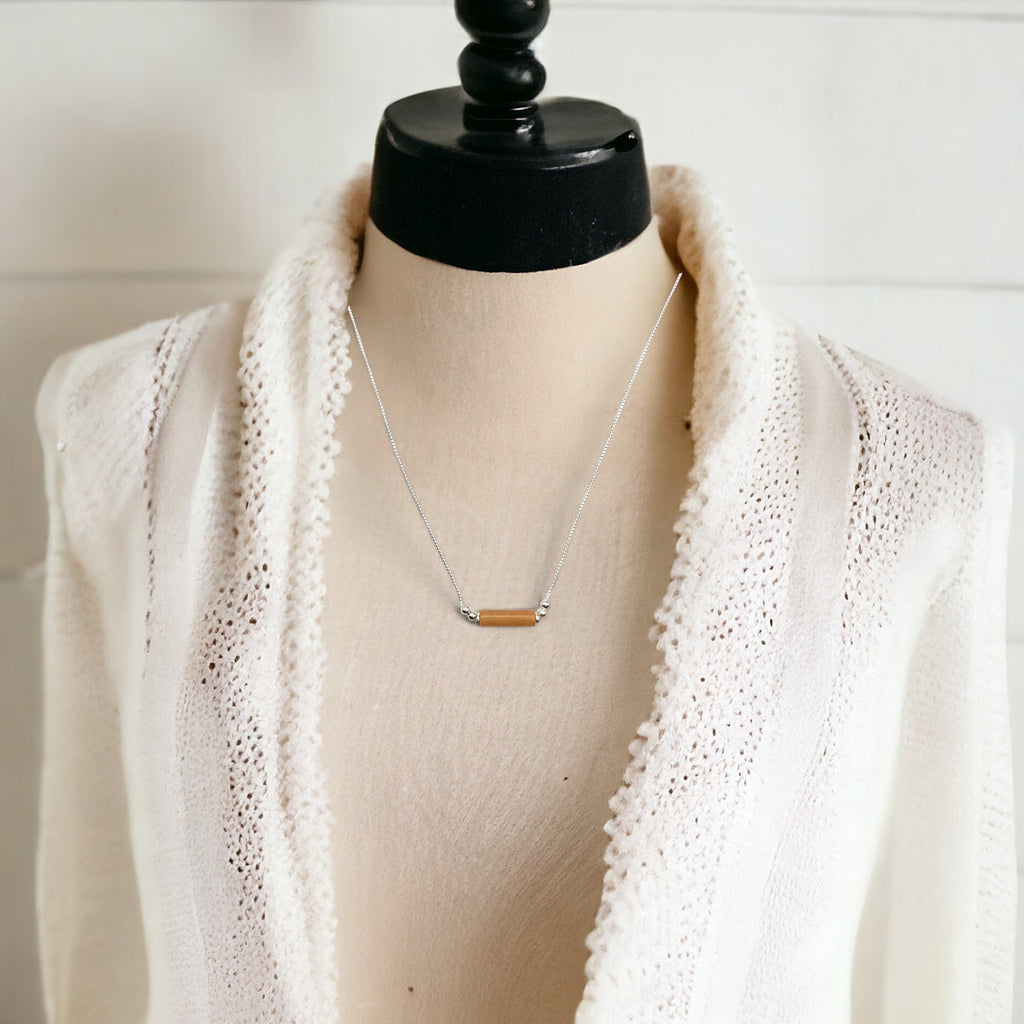 Mystique - Orange Aventurine Necklace  Bijou by SAM