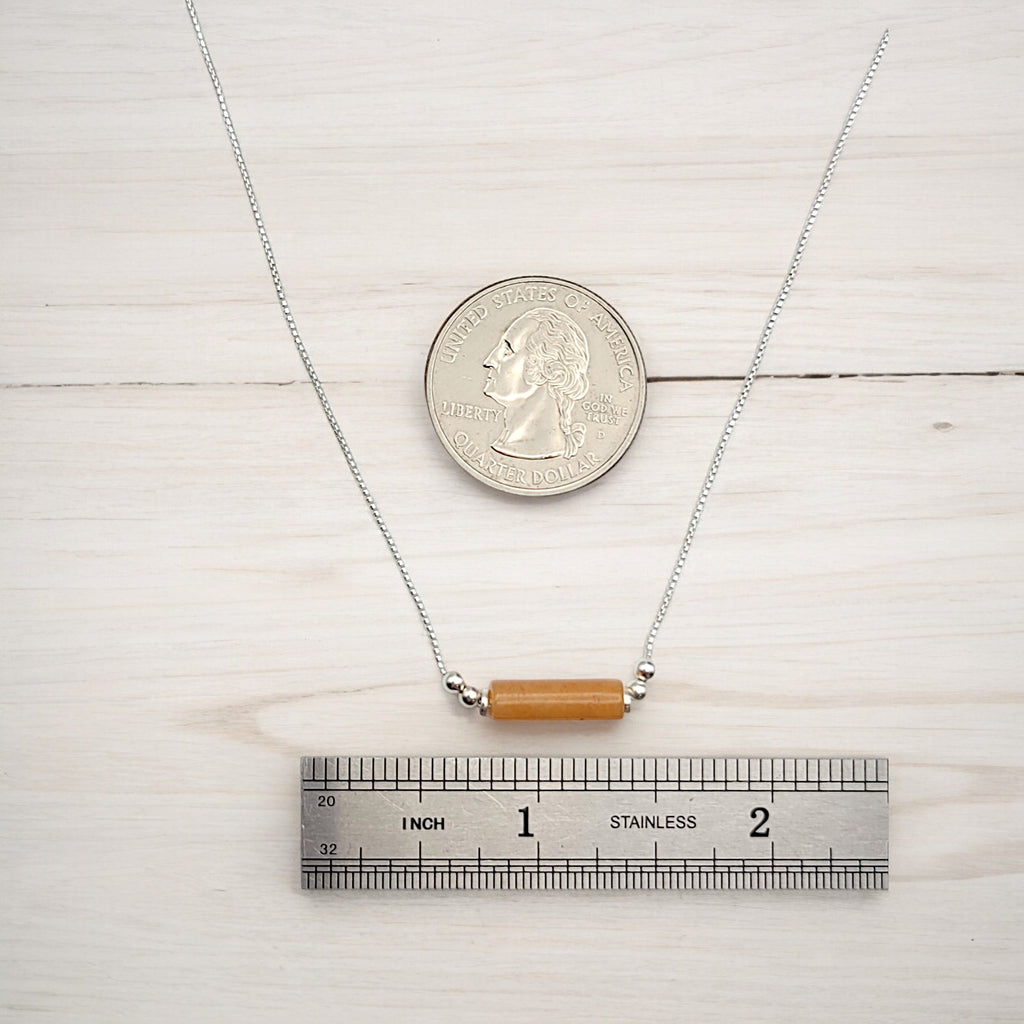 Mystique - Orange Aventurine Necklace  Bijou by SAM