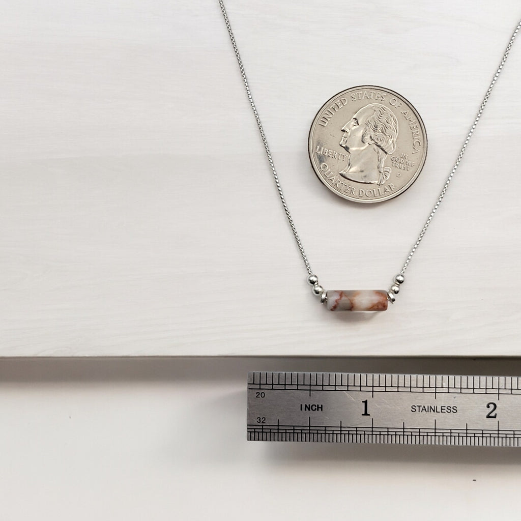 Mystique - Red Jasper Necklace Necklace Bijou by SAM