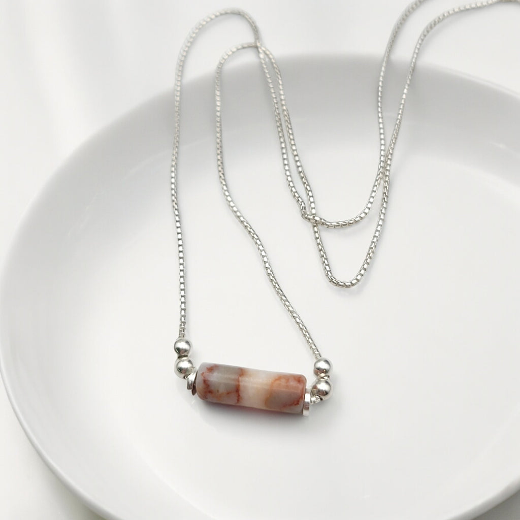 Mystique - Red Jasper Necklace Necklace Bijou by SAM