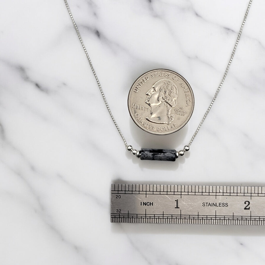 Mystique - Necklace with Snowflake Obsidian Necklace Bijou by SAM