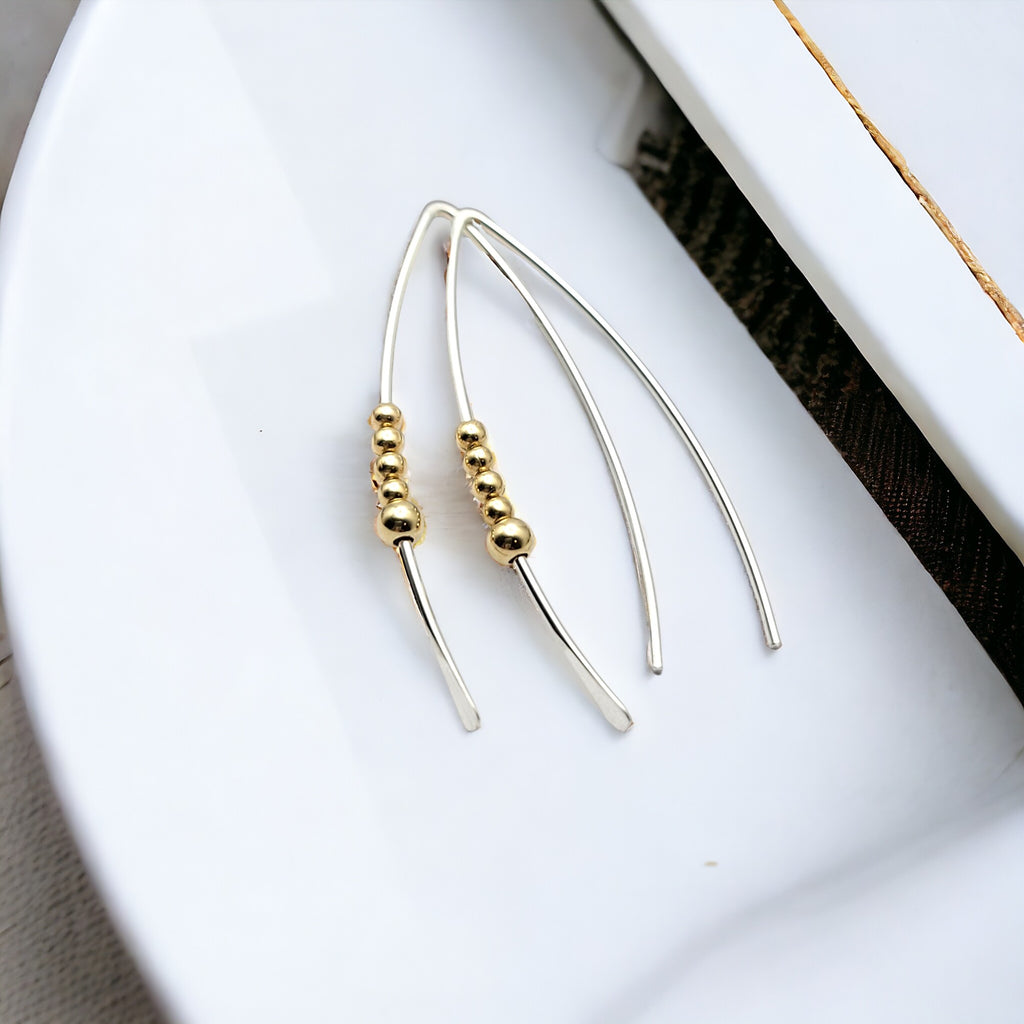 Wish - Silver & Gold Luxe Threaders  Etsy