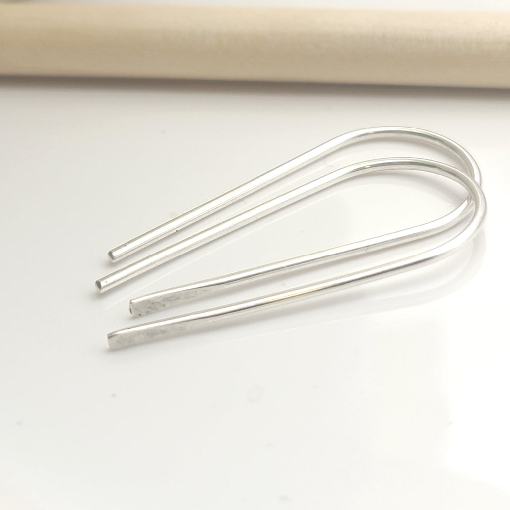 Cheval - Silver Threaders Earrings Bijou by SAM