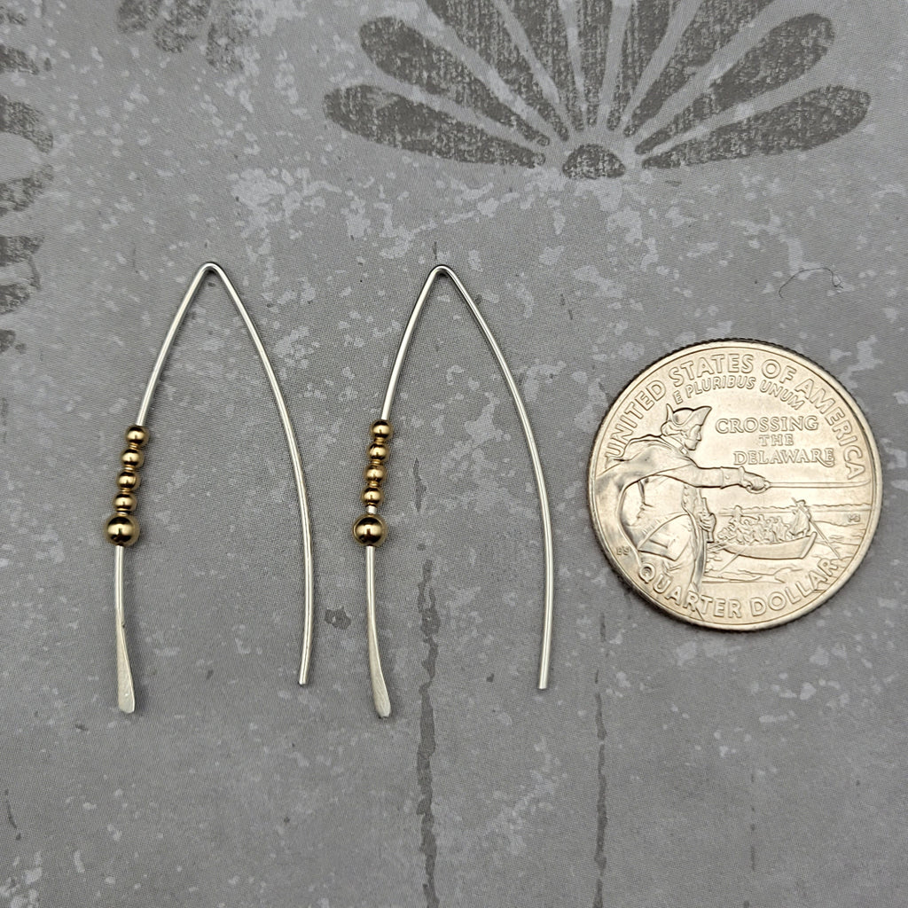 Wish - Silver & Gold Luxe Threaders  Etsy