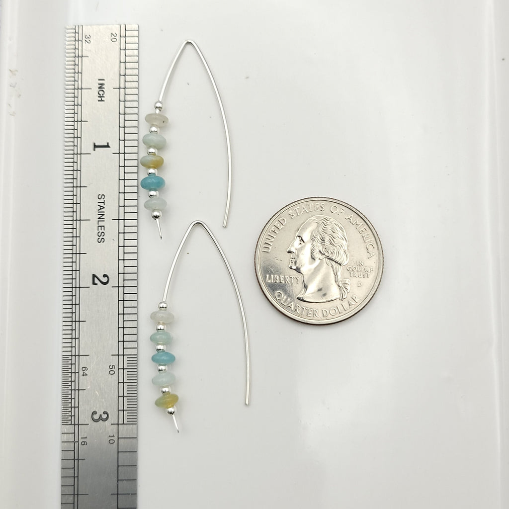 Wish - Silver & Amazonite  Etsy