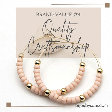 Handmade Jewelry Brand Value #4 - Quality Craftsmanship - Bijou by SAM