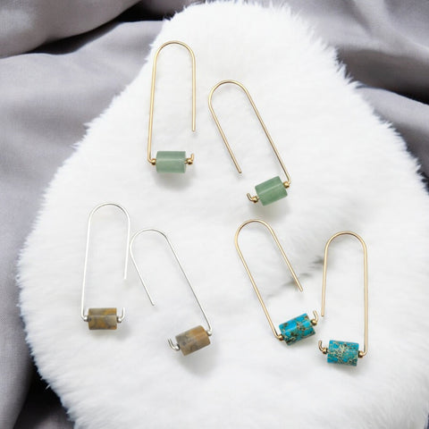 Arc Threader Earrings