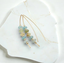 Gemstone Threader Earrings