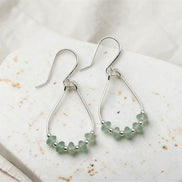 Lane - Silver & Green Aventurine