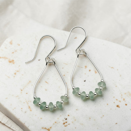 Lane - Silver & Green Aventurine