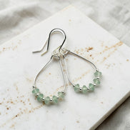 Lane - Silver & Green Aventurine