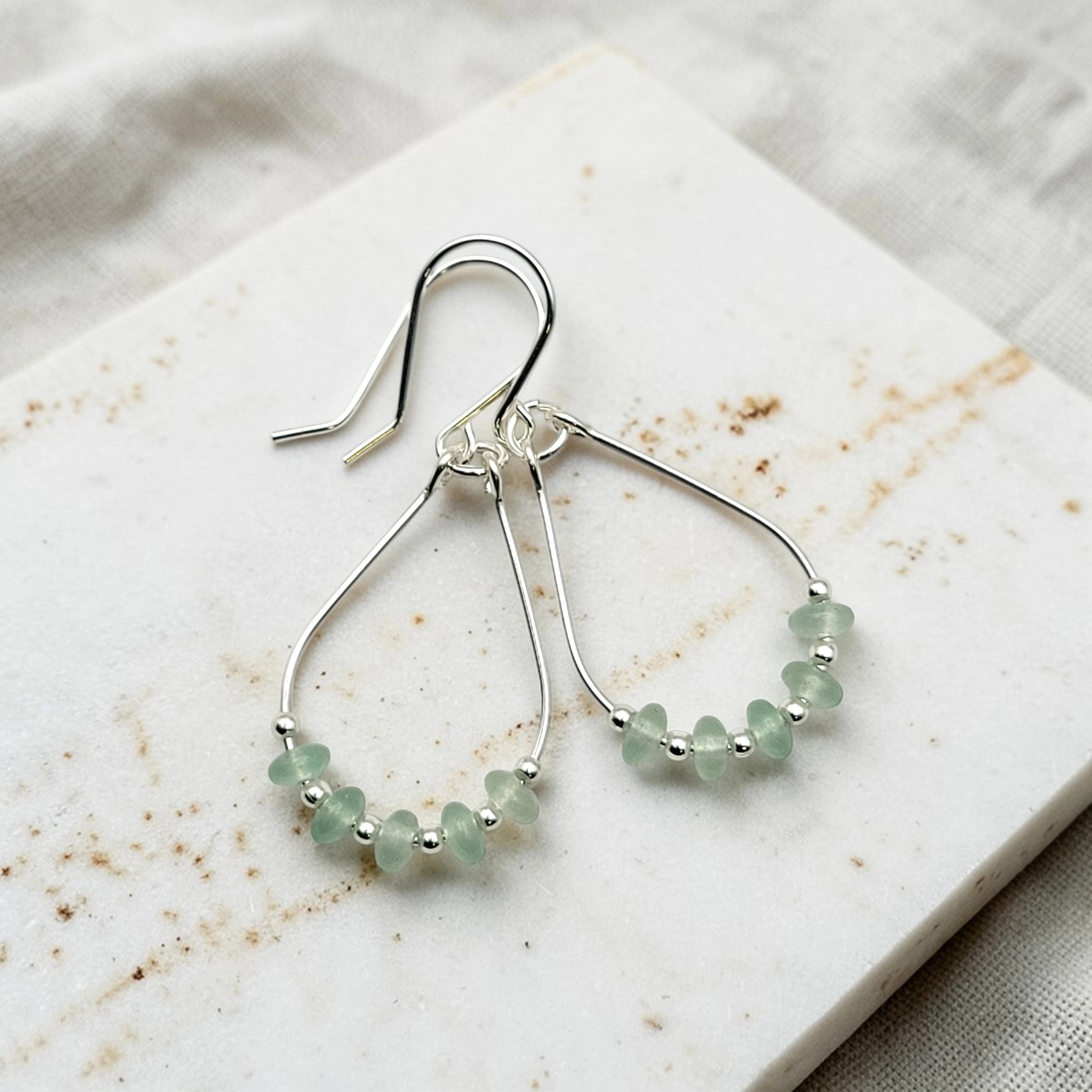 Lane - Silver & Green Aventurine