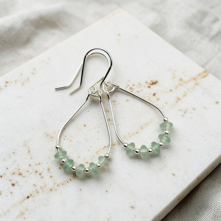 Lane - Silver & Green Aventurine