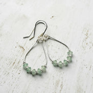 Lane - Silver & Green Aventurine