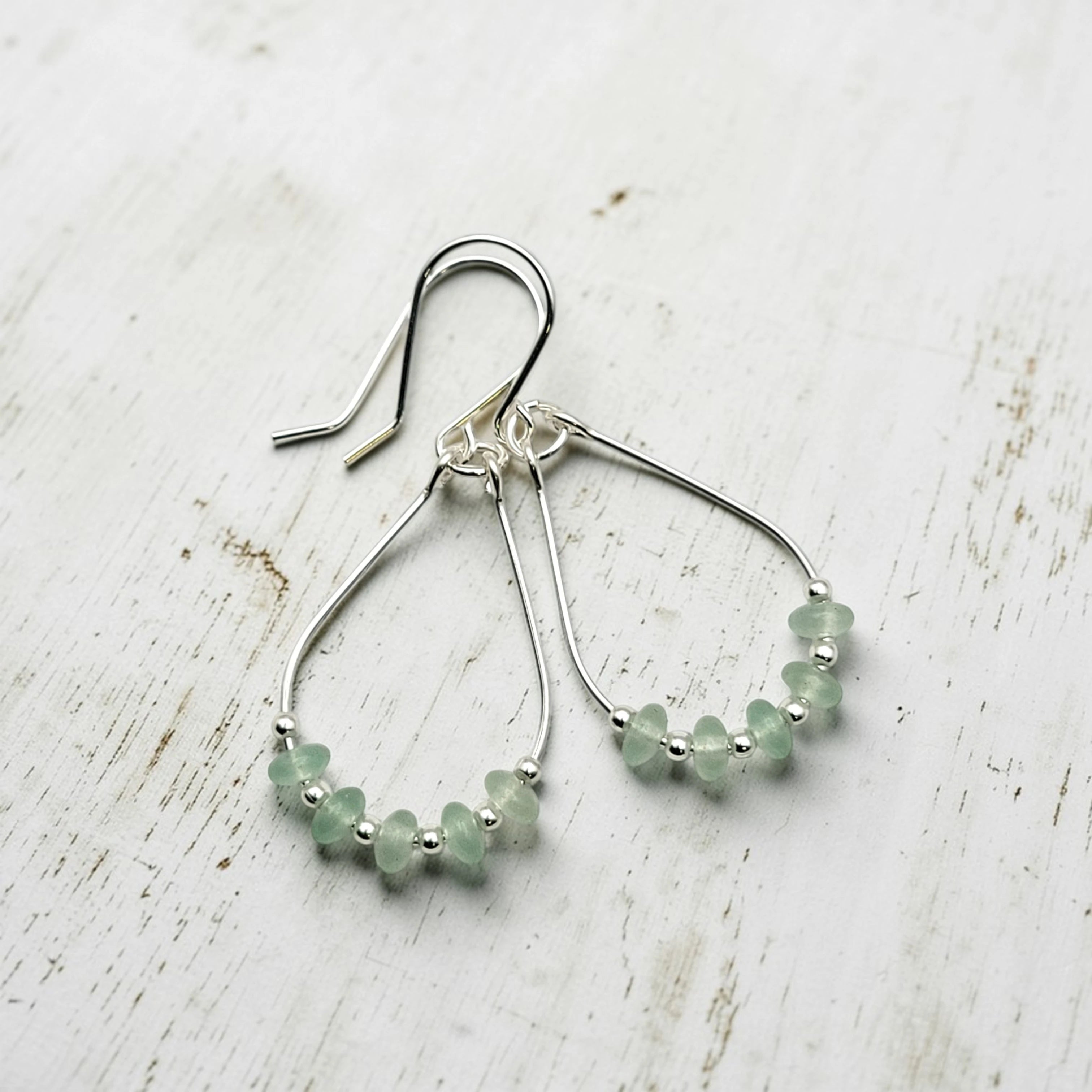 Lane - Silver & Green Aventurine