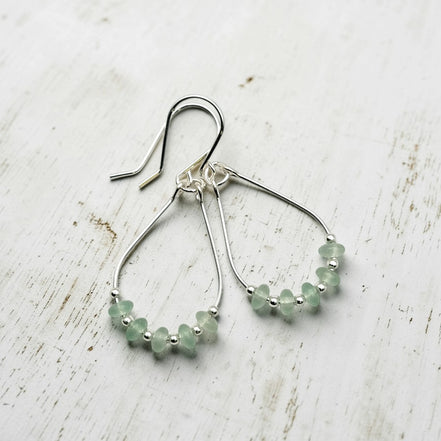 Lane - Silver & Green Aventurine