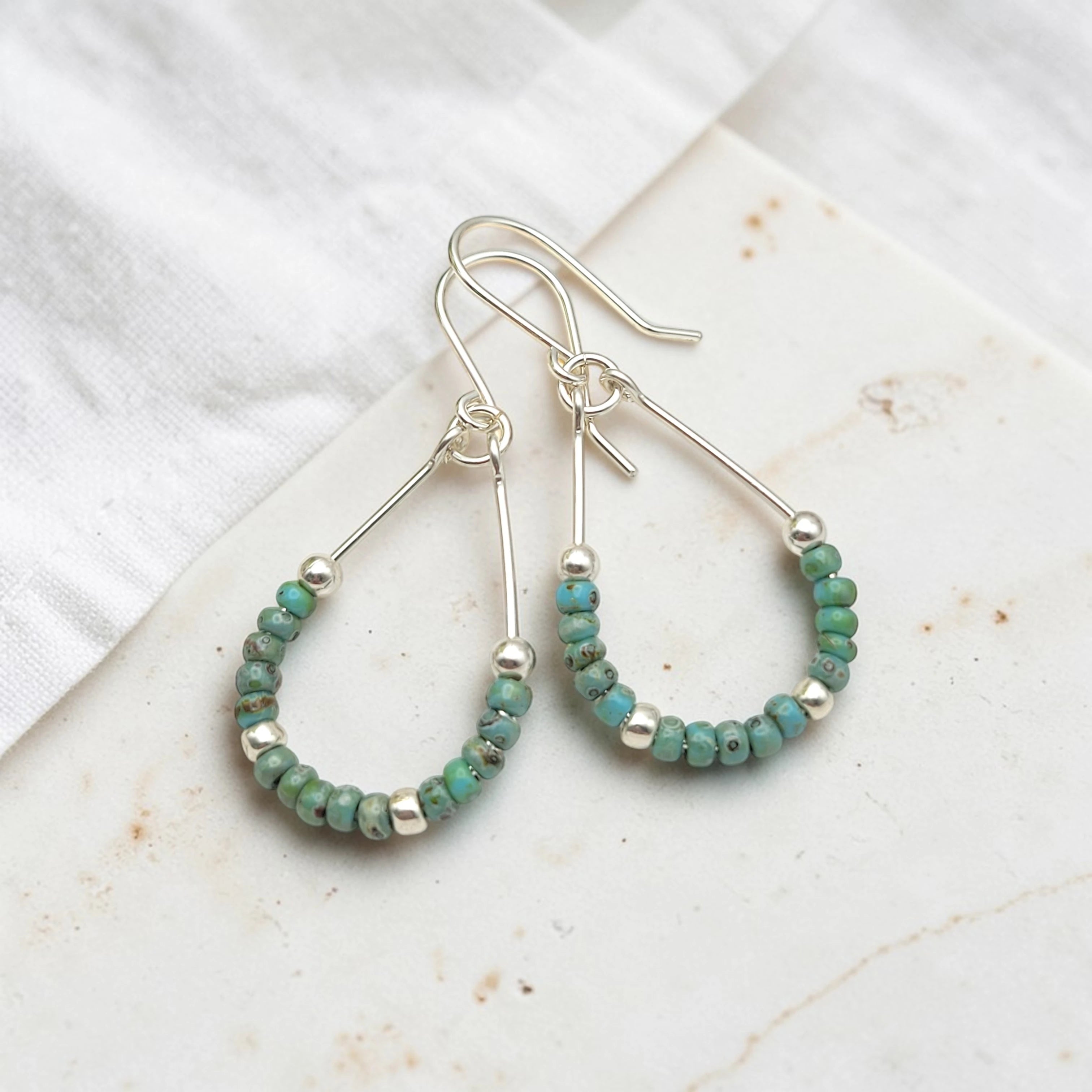 Lane - Silver & Turquoise