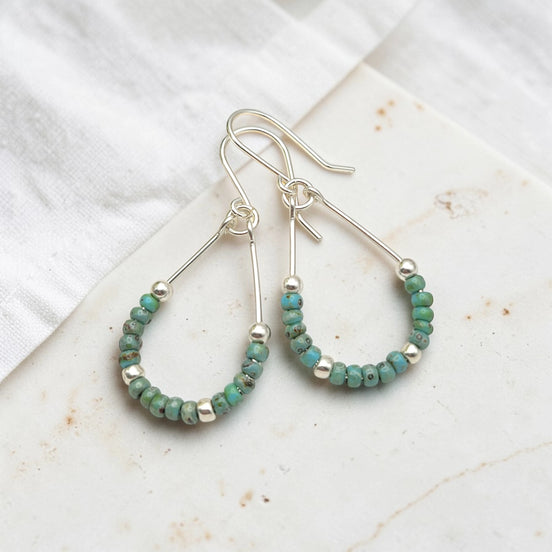 Lane - Silver & Turquoise