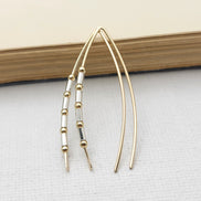 Wish - Luxe Gold & Silver Earrings Earrings Bijou by SAM   