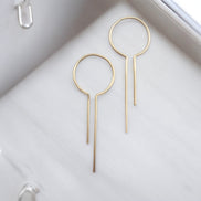 Key to My Heart - Gold Earrings Bijou by SAM