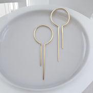 Key to My Heart - Gold Earrings Bijou by SAM