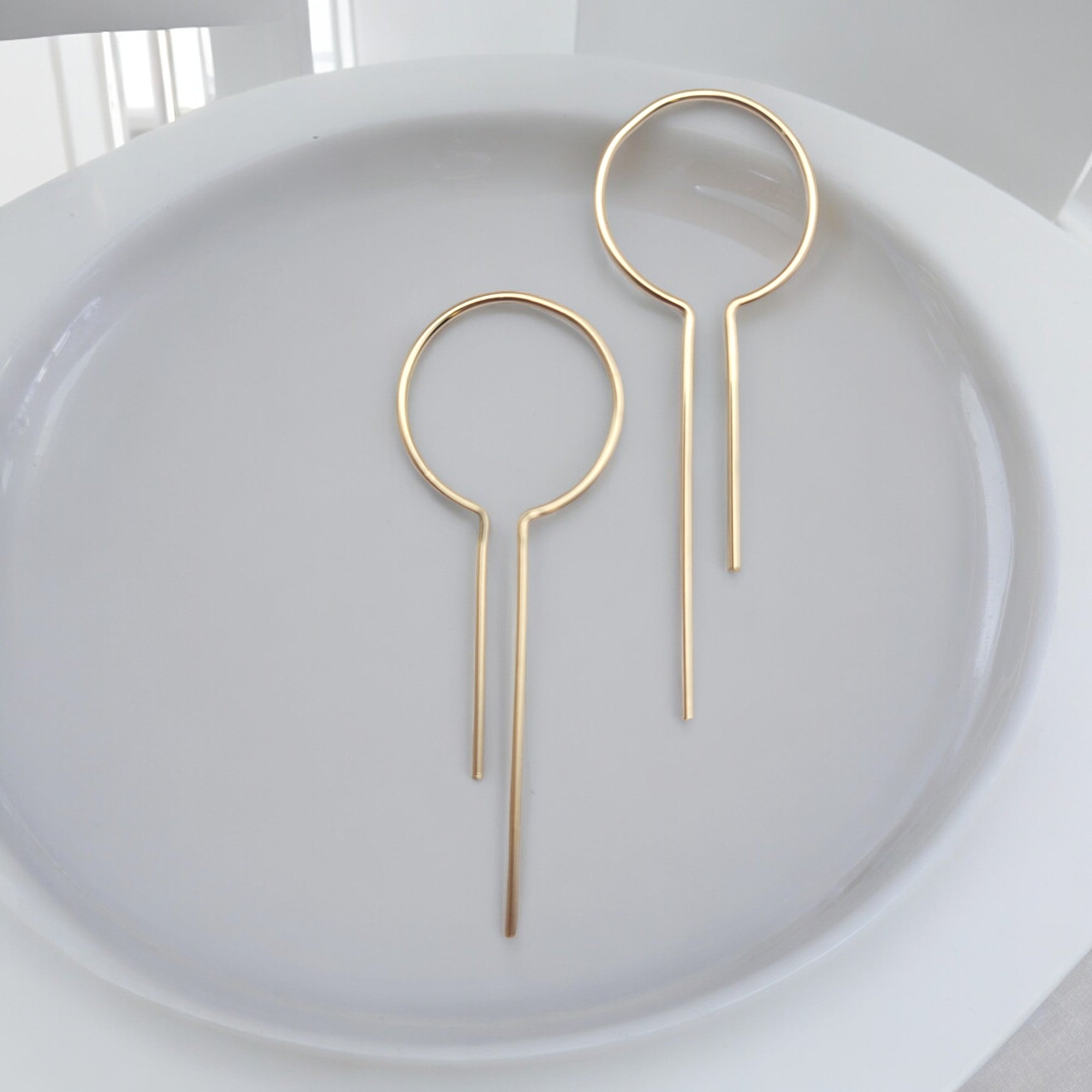 Key to My Heart - Gold Earrings Bijou by SAM