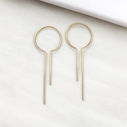 Key to My Heart - Gold Earrings Bijou by SAM