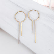 Key to My Heart - Gold Earrings Bijou by SAM