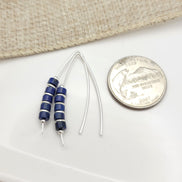 Wish - Lapis Lazuli Earrings Bijou by SAM   