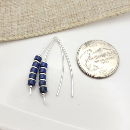 Wish - Lapis Lazuli Earrings Bijou by SAM   