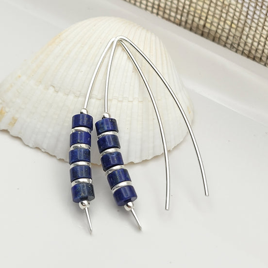 Wish - Lapis Lazuli Earrings Bijou by SAM   
