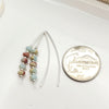 Wish - Silver & Aqua Terra Jasper Earrings Bijou by SAM   