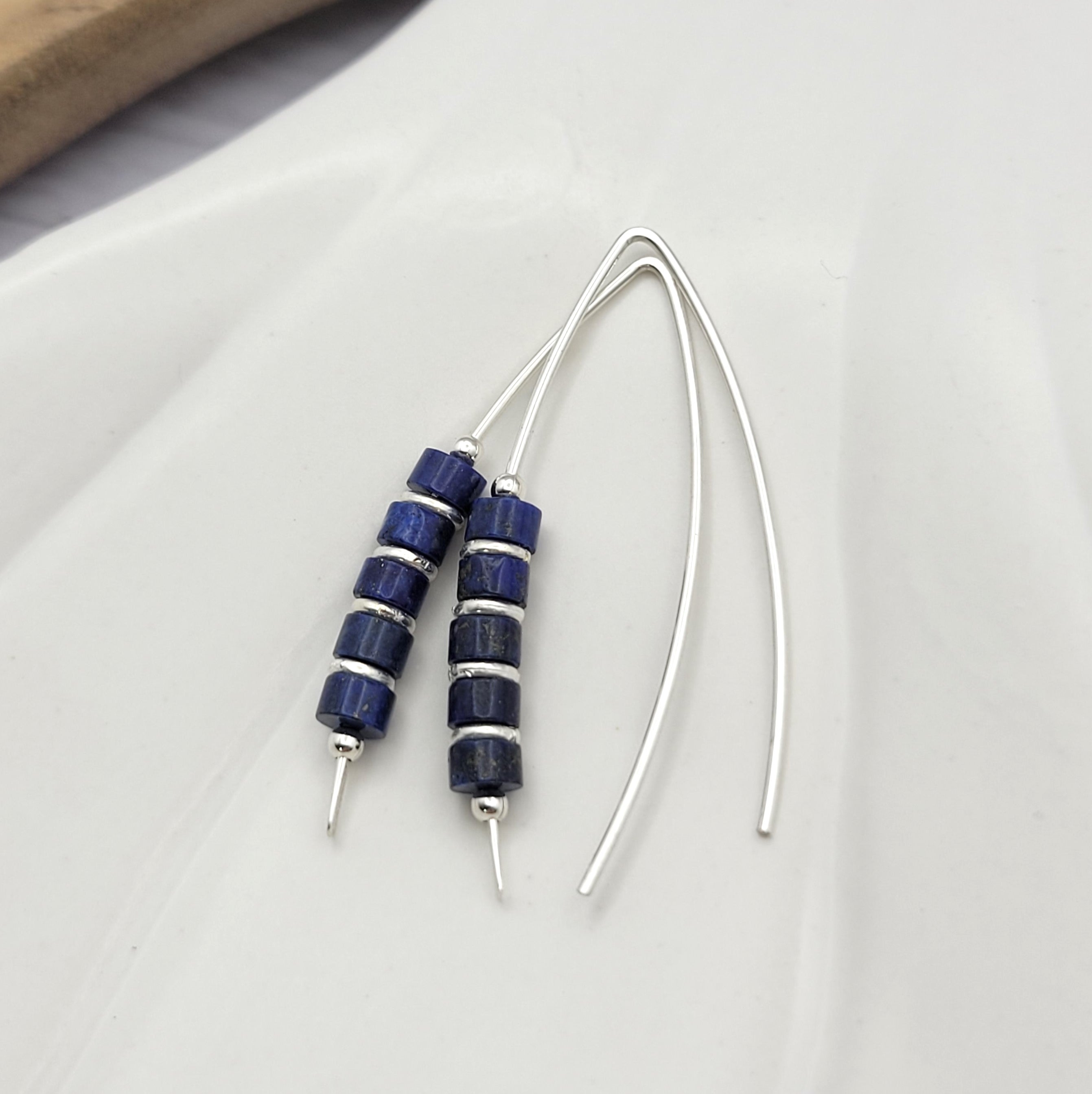 Wish - Lapis Lazuli Earrings Bijou by SAM   