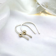Hugs - Gold or Silver Bijou by SAM Sterling Silver with Gold
