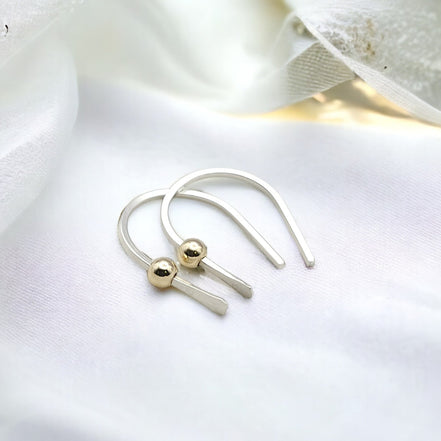 Hugs - Gold or Silver Bijou by SAM Sterling Silver with Gold