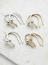 Hugs - Silver or Gold Tiny Threaders